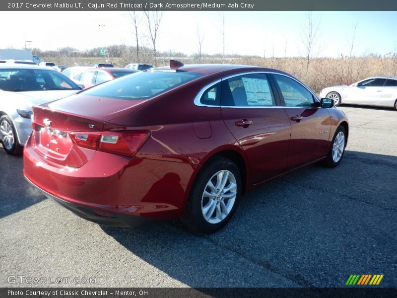 Cajun Red Tintcoat / Dark Atmosphere/Medium Ash Gray 2017 Chevrolet Malibu LT