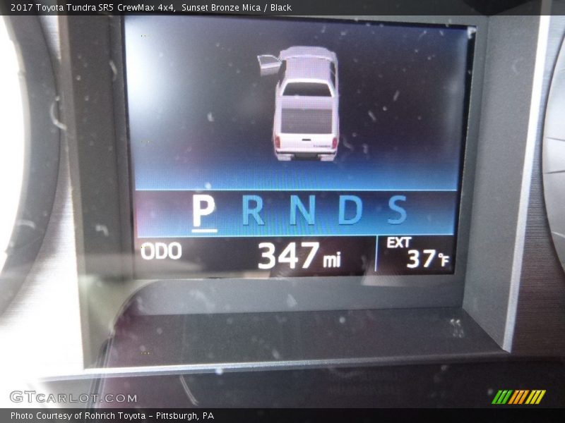 Sunset Bronze Mica / Black 2017 Toyota Tundra SR5 CrewMax 4x4