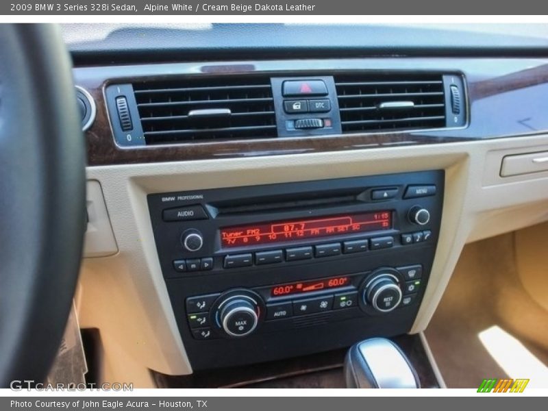 Alpine White / Cream Beige Dakota Leather 2009 BMW 3 Series 328i Sedan