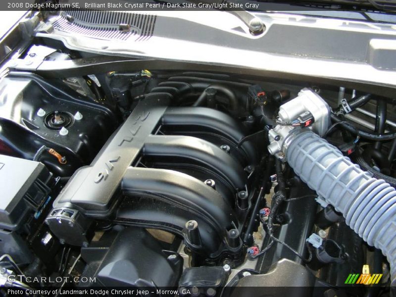 Brilliant Black Crystal Pearl / Dark Slate Gray/Light Slate Gray 2008 Dodge Magnum SE