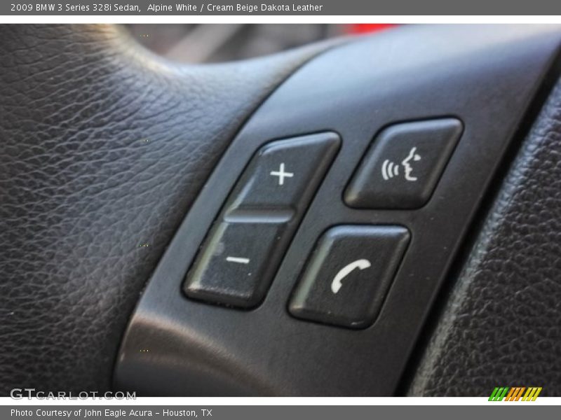 Alpine White / Cream Beige Dakota Leather 2009 BMW 3 Series 328i Sedan