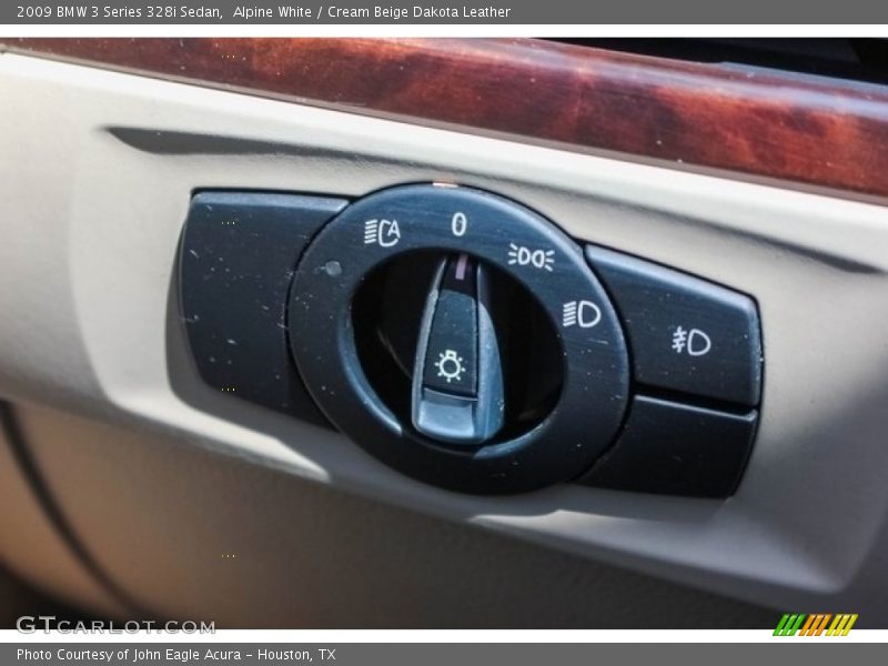 Alpine White / Cream Beige Dakota Leather 2009 BMW 3 Series 328i Sedan