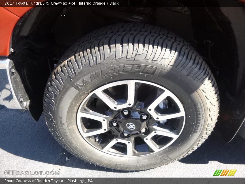 Inferno Orange / Black 2017 Toyota Tundra SR5 CrewMax 4x4