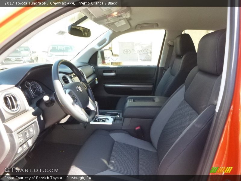 Inferno Orange / Black 2017 Toyota Tundra SR5 CrewMax 4x4