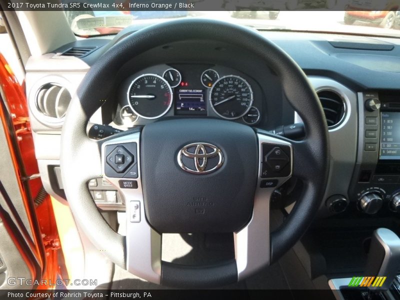 Inferno Orange / Black 2017 Toyota Tundra SR5 CrewMax 4x4