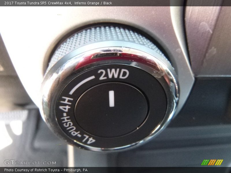 Inferno Orange / Black 2017 Toyota Tundra SR5 CrewMax 4x4