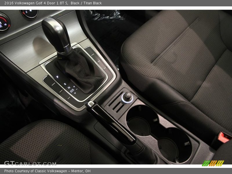Black / Titan Black 2016 Volkswagen Golf 4 Door 1.8T S