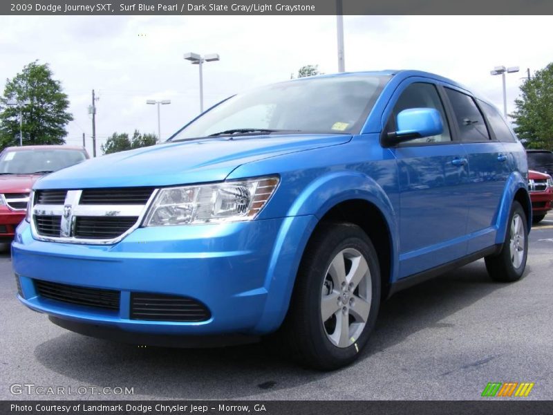 Surf Blue Pearl / Dark Slate Gray/Light Graystone 2009 Dodge Journey SXT