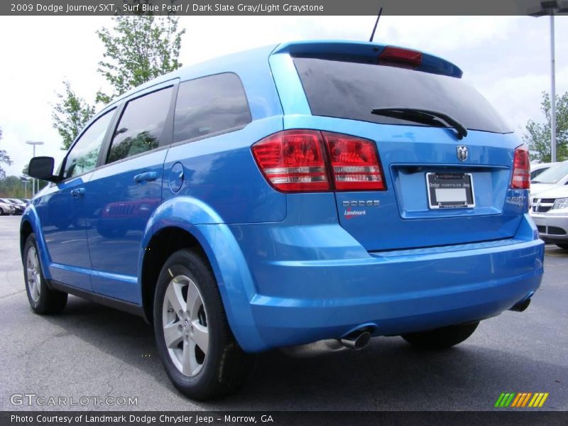 Surf Blue Pearl / Dark Slate Gray/Light Graystone 2009 Dodge Journey SXT