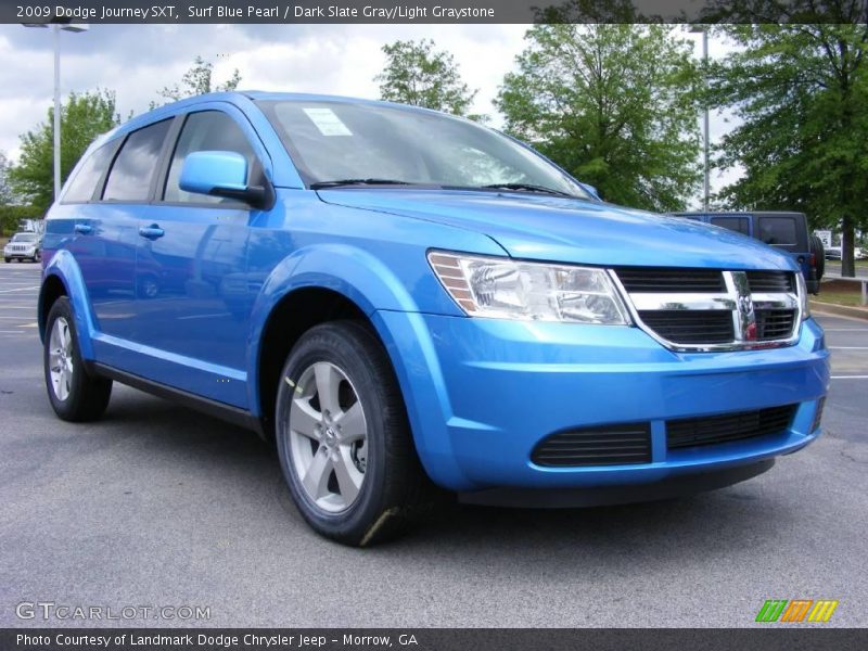 Surf Blue Pearl / Dark Slate Gray/Light Graystone 2009 Dodge Journey SXT