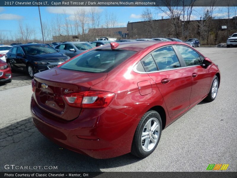 Cajun Red Tintcoat / Dark Atmosphere/Medium Atmosphere 2017 Chevrolet Cruze LT