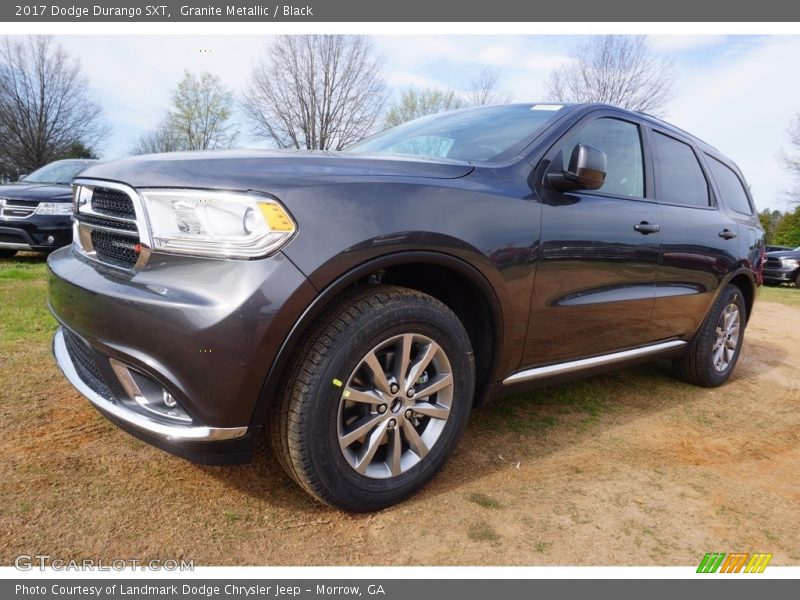 Granite Metallic / Black 2017 Dodge Durango SXT