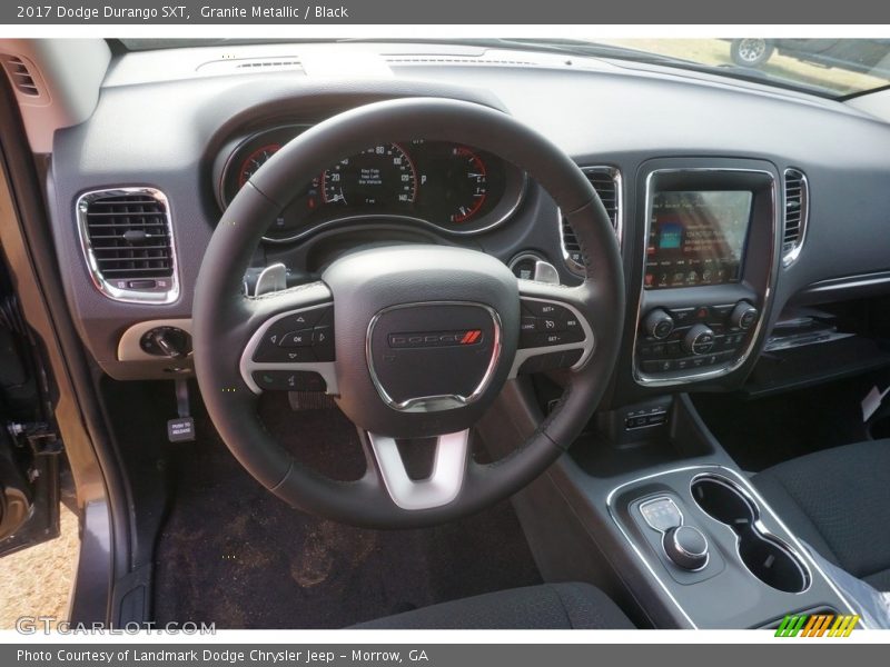 Granite Metallic / Black 2017 Dodge Durango SXT