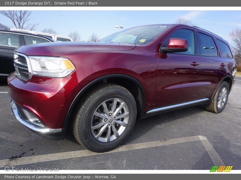 Octane Red Pearl / Black 2017 Dodge Durango SXT