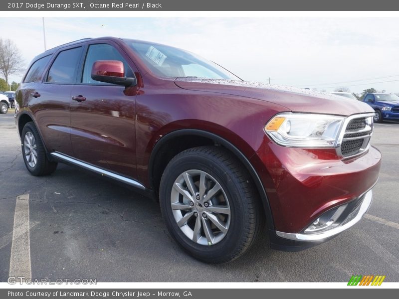 Octane Red Pearl / Black 2017 Dodge Durango SXT