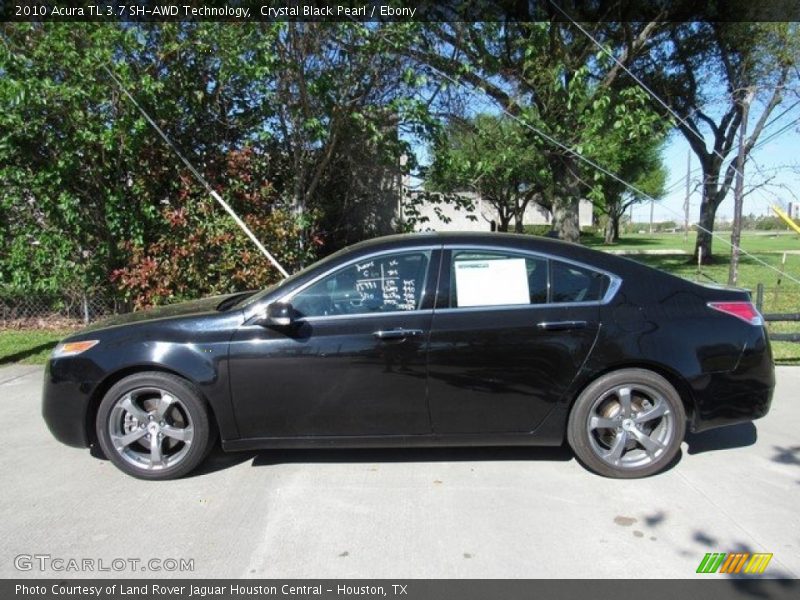 Crystal Black Pearl / Ebony 2010 Acura TL 3.7 SH-AWD Technology