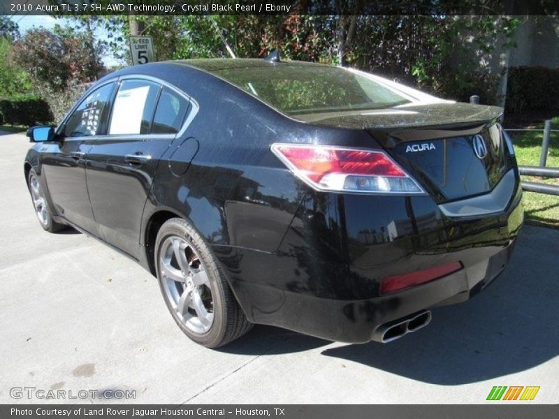 Crystal Black Pearl / Ebony 2010 Acura TL 3.7 SH-AWD Technology