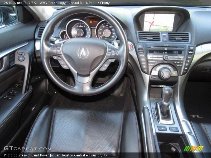 Crystal Black Pearl / Ebony 2010 Acura TL 3.7 SH-AWD Technology
