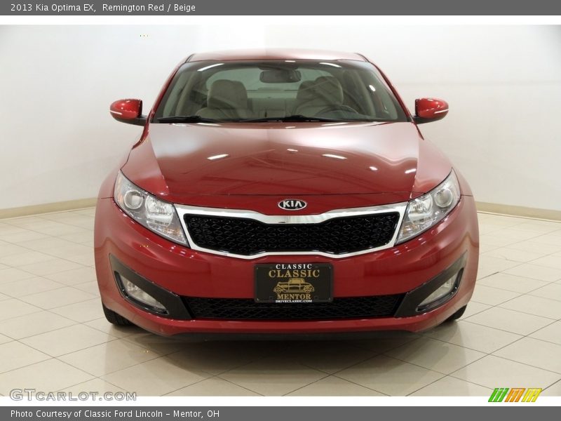 Remington Red / Beige 2013 Kia Optima EX