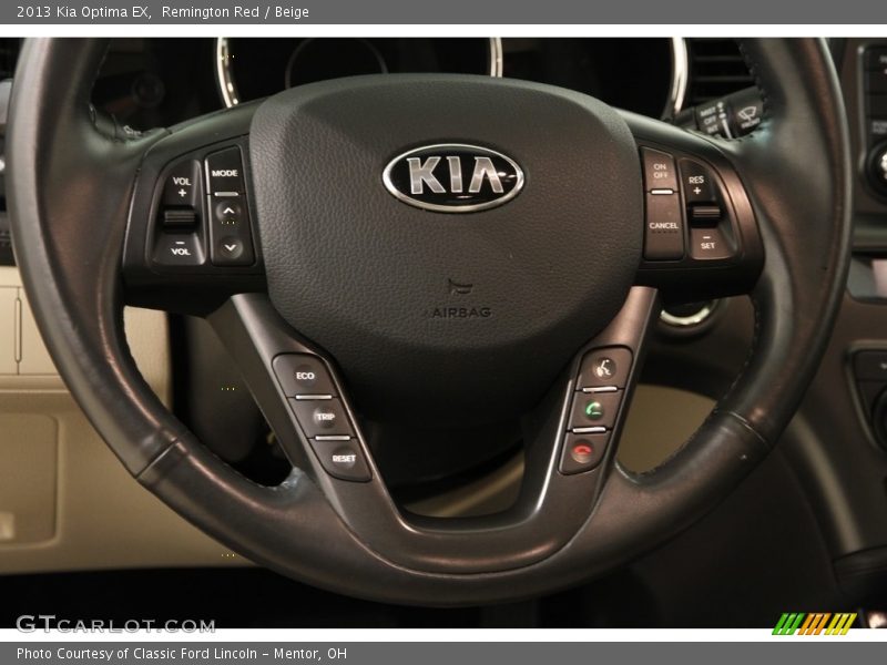 Remington Red / Beige 2013 Kia Optima EX