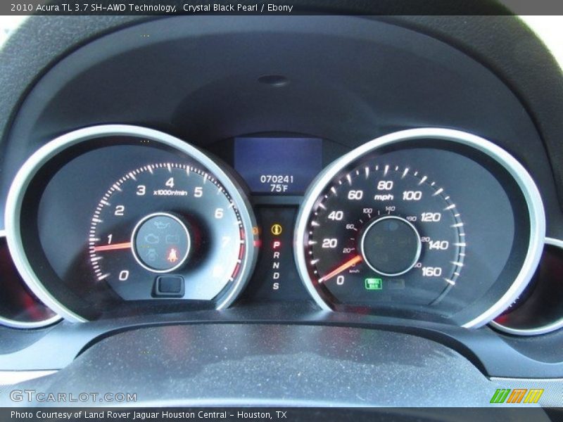 Crystal Black Pearl / Ebony 2010 Acura TL 3.7 SH-AWD Technology