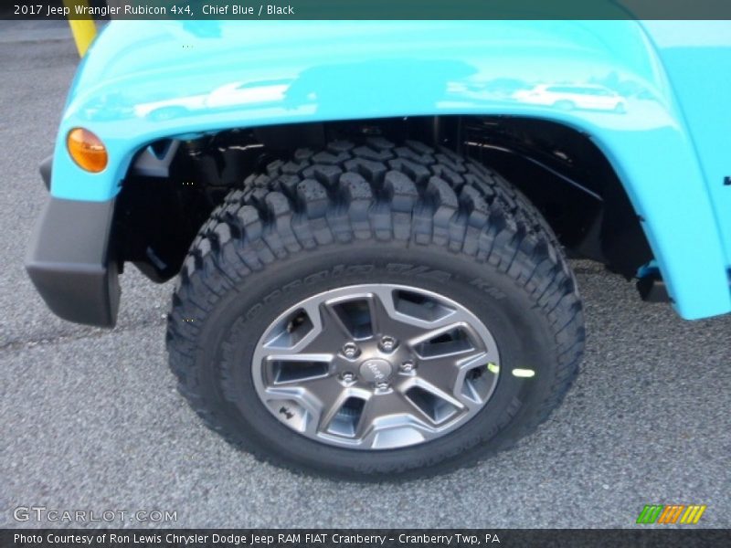 Chief Blue / Black 2017 Jeep Wrangler Rubicon 4x4