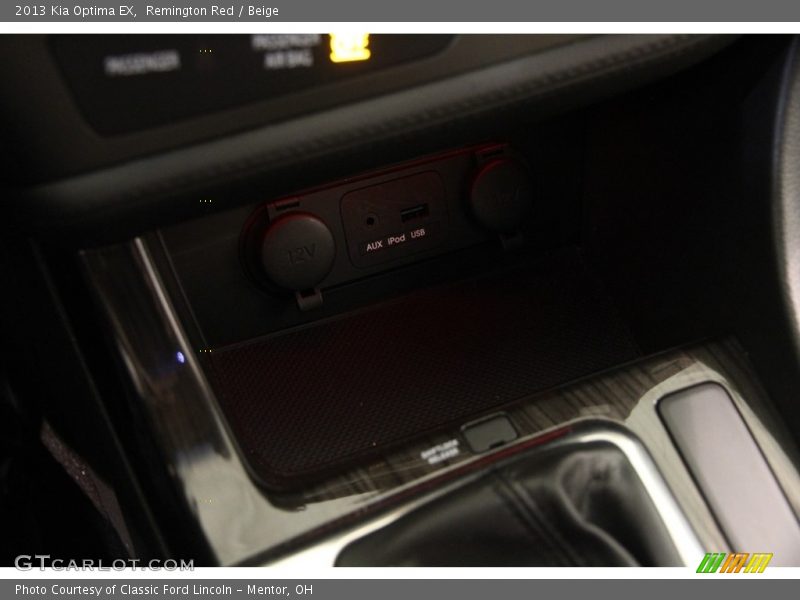 Remington Red / Beige 2013 Kia Optima EX
