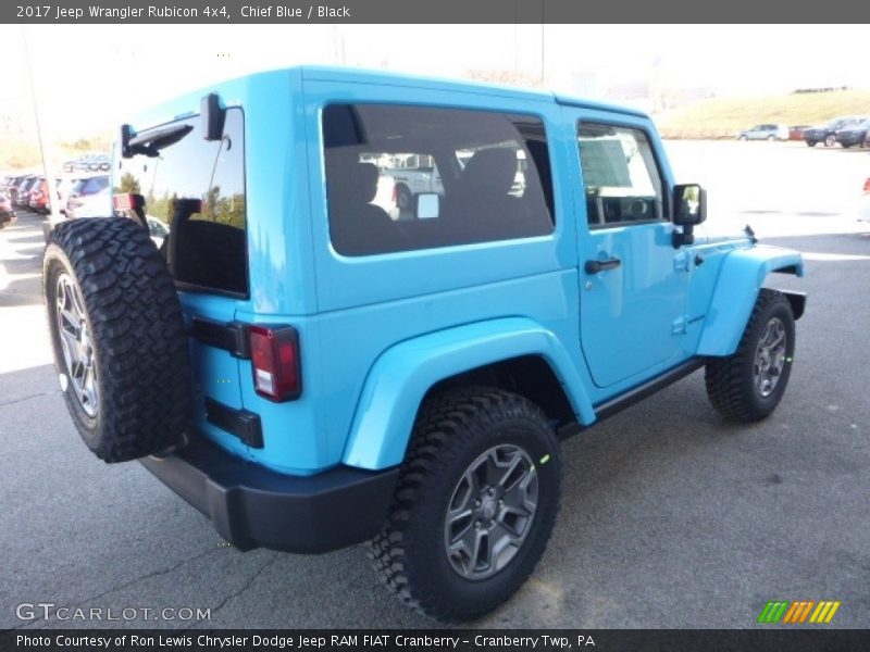 Chief Blue / Black 2017 Jeep Wrangler Rubicon 4x4