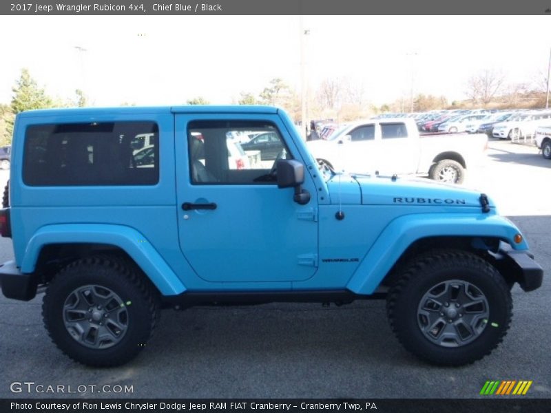 Chief Blue / Black 2017 Jeep Wrangler Rubicon 4x4