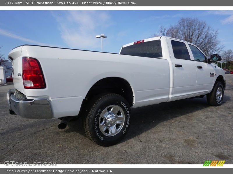 Bright White / Black/Diesel Gray 2017 Ram 3500 Tradesman Crew Cab 4x4