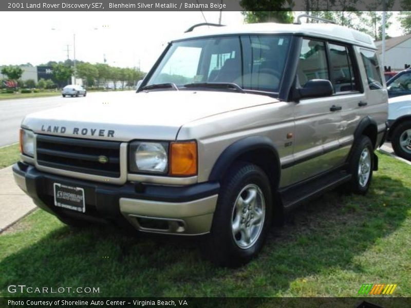 Blenheim Silver Metallic / Bahama Beige 2001 Land Rover Discovery SE7