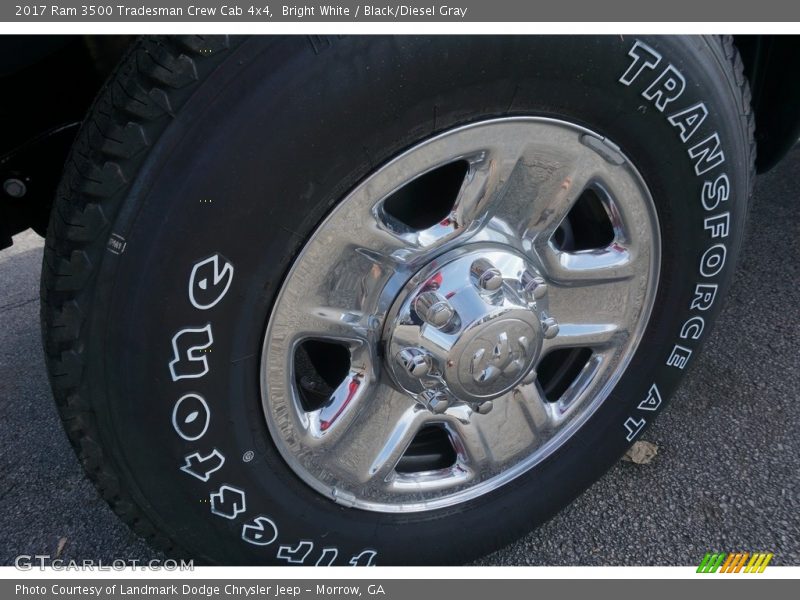 Bright White / Black/Diesel Gray 2017 Ram 3500 Tradesman Crew Cab 4x4