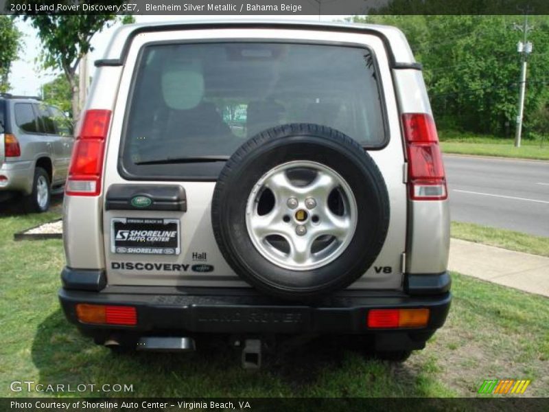 Blenheim Silver Metallic / Bahama Beige 2001 Land Rover Discovery SE7