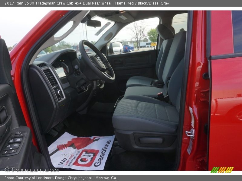 Flame Red / Black/Diesel Gray 2017 Ram 3500 Tradesman Crew Cab 4x4 Dual Rear Wheel