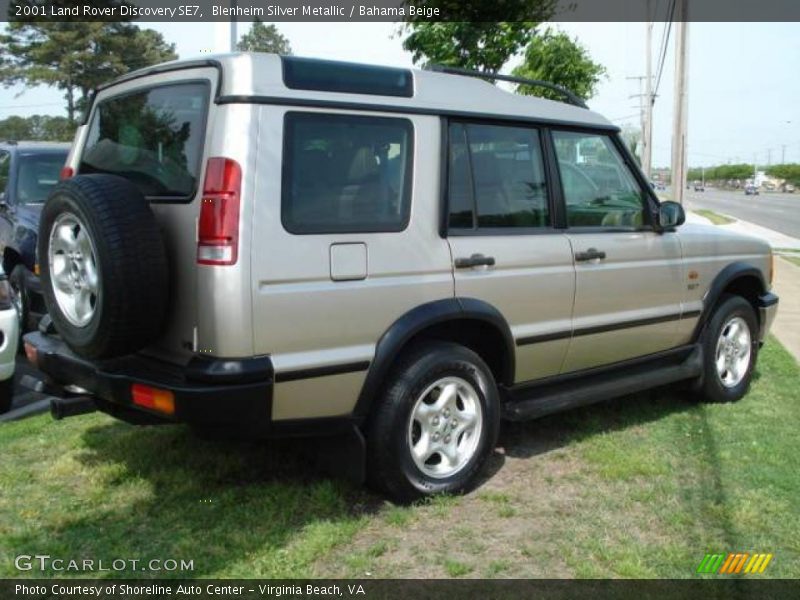 Blenheim Silver Metallic / Bahama Beige 2001 Land Rover Discovery SE7