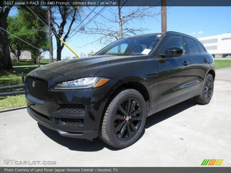 Ultimate Black / Jet w/Tan 2017 Jaguar F-PACE 35t AWD Prestige