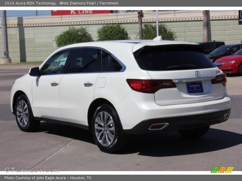 White Diamond Pearl / Parchment 2014 Acura MDX Technology