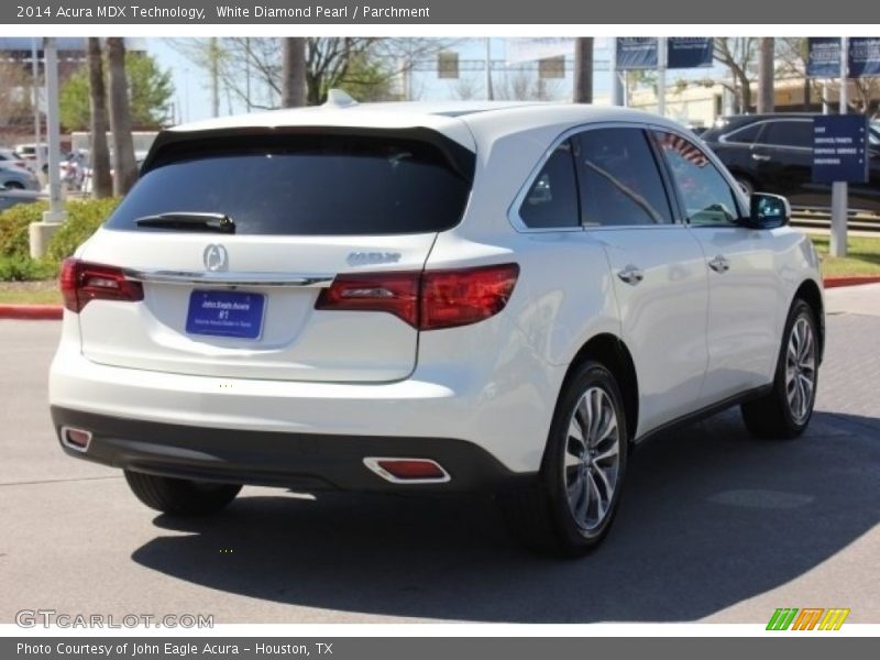 White Diamond Pearl / Parchment 2014 Acura MDX Technology