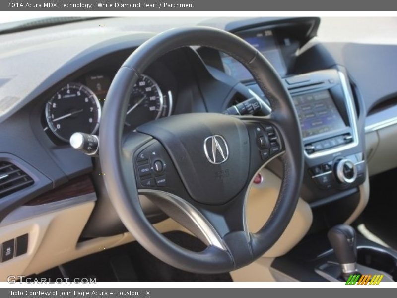 White Diamond Pearl / Parchment 2014 Acura MDX Technology