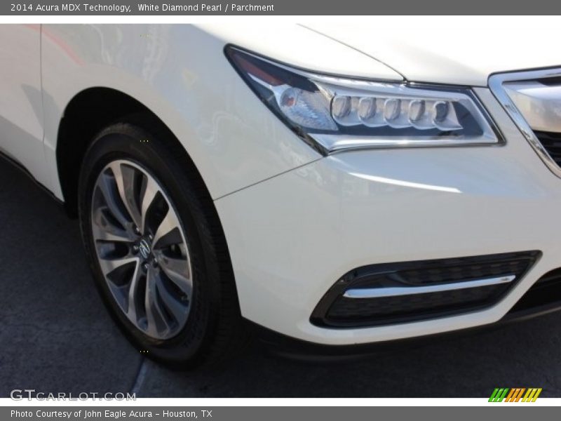 White Diamond Pearl / Parchment 2014 Acura MDX Technology