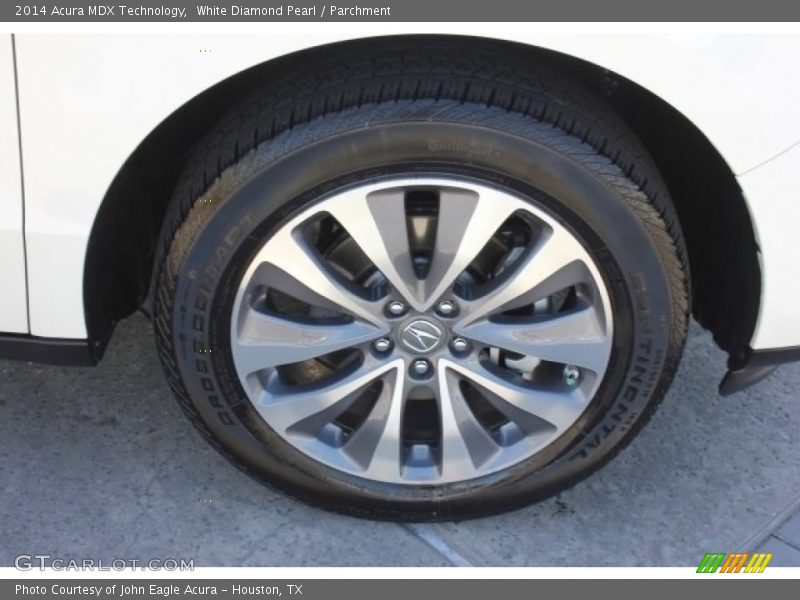 White Diamond Pearl / Parchment 2014 Acura MDX Technology