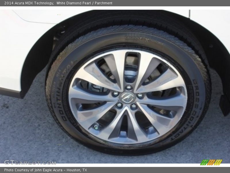White Diamond Pearl / Parchment 2014 Acura MDX Technology