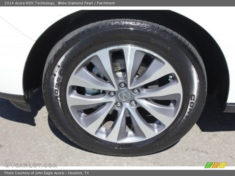 White Diamond Pearl / Parchment 2014 Acura MDX Technology