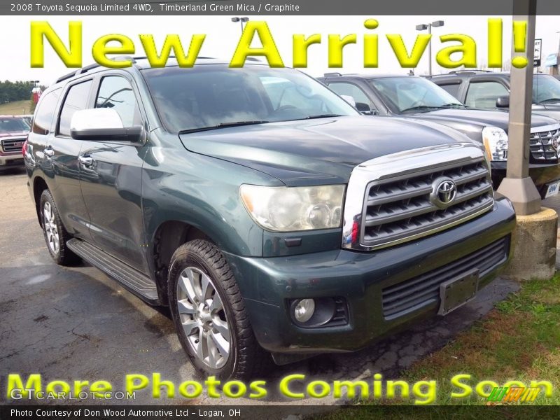 Timberland Green Mica / Graphite 2008 Toyota Sequoia Limited 4WD