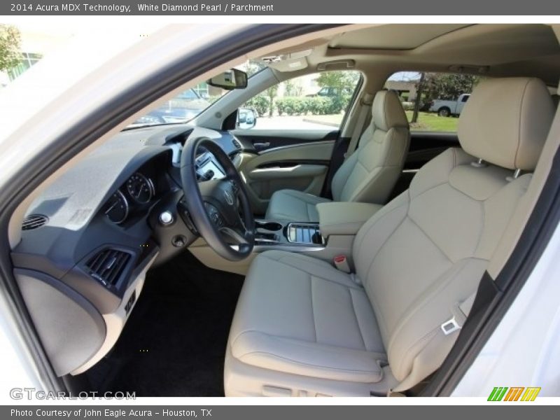 White Diamond Pearl / Parchment 2014 Acura MDX Technology