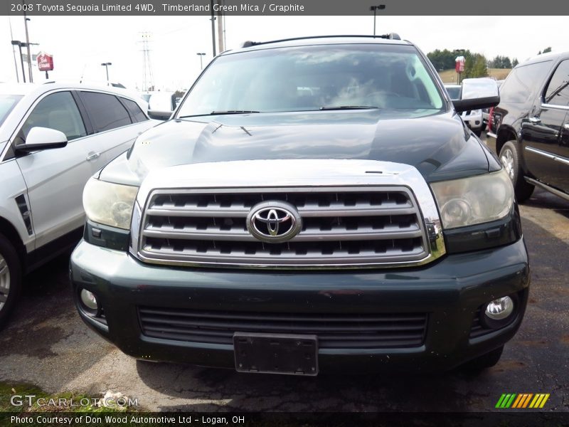 Timberland Green Mica / Graphite 2008 Toyota Sequoia Limited 4WD