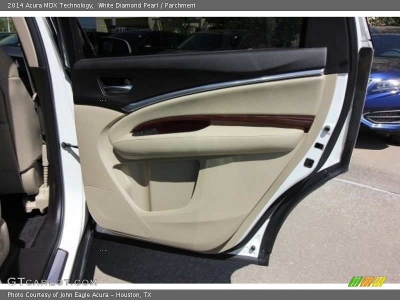 White Diamond Pearl / Parchment 2014 Acura MDX Technology