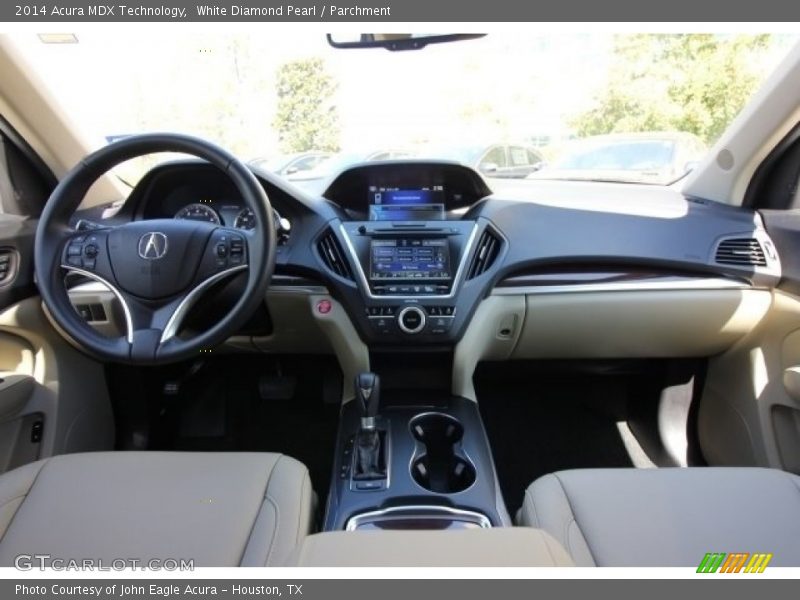 White Diamond Pearl / Parchment 2014 Acura MDX Technology