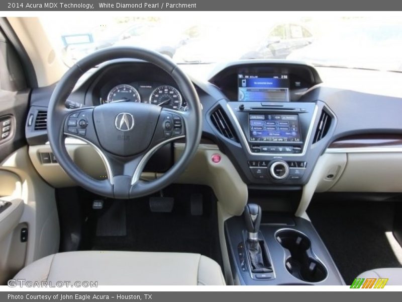 White Diamond Pearl / Parchment 2014 Acura MDX Technology