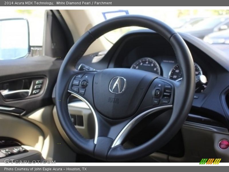 White Diamond Pearl / Parchment 2014 Acura MDX Technology